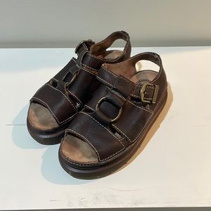 Vintage 90’s Dr. Martens Strap Leather Platform Sandals